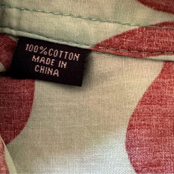 Vintage Reyn Spooner Shirt Reverse Print Pullover Monstera Leaf Size L - Picture 11 of 15